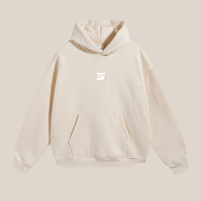 STUD CREME/BEIGE HOODIE