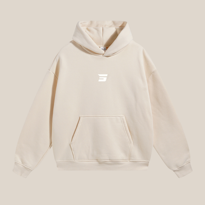 STUD CREME/BEIGE HOODIE