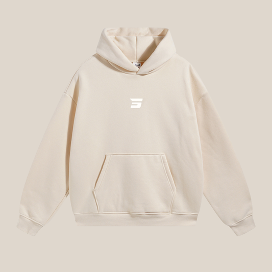 STUD CREME/BEIGE HOODIE