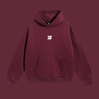 STUD DARK RED HOODIE