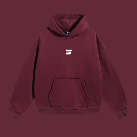 STUD DARK RED HOODIE