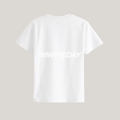 STUD WHITE ON WHITE TEE